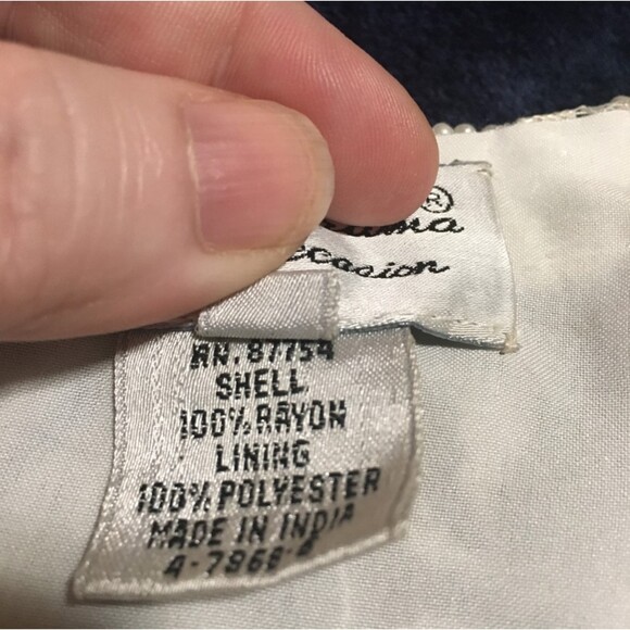 NWT Beaded Drama Women's 10  white sleeveless dress sweetheart satin lined - Picture 4 of 7